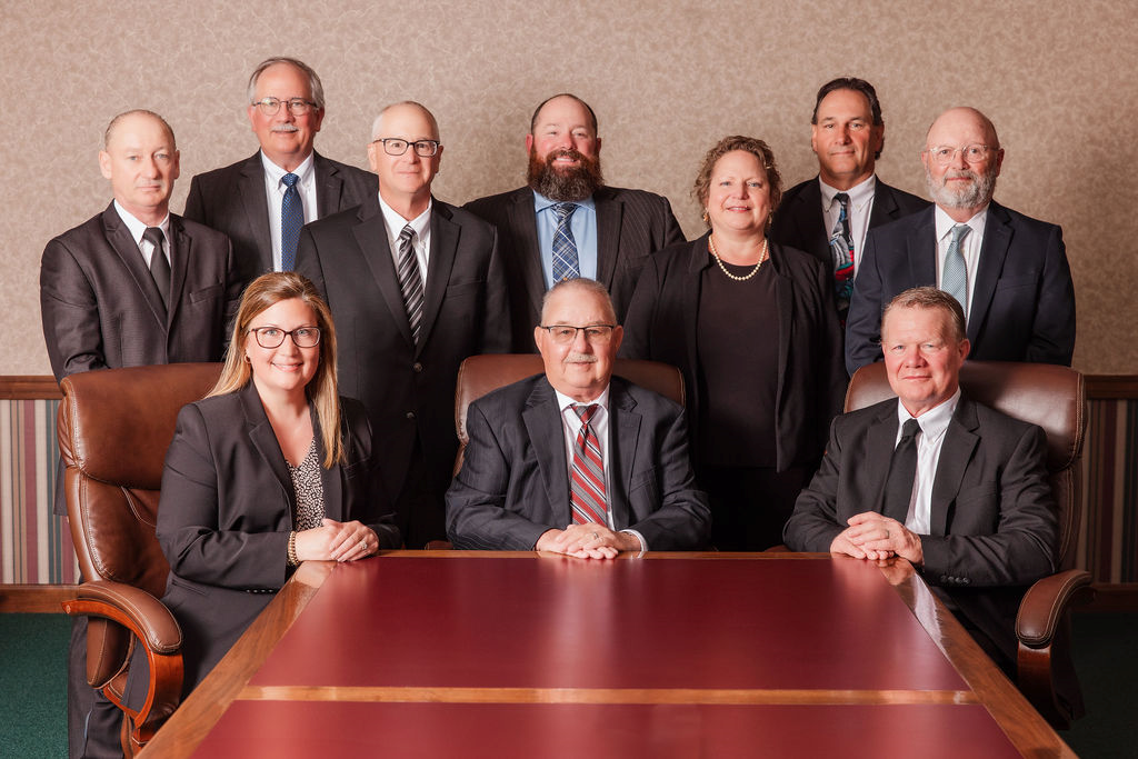 Photograph of group of the Board Members.